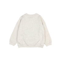 Buho Ecru Melange Fleece Sweatshirt