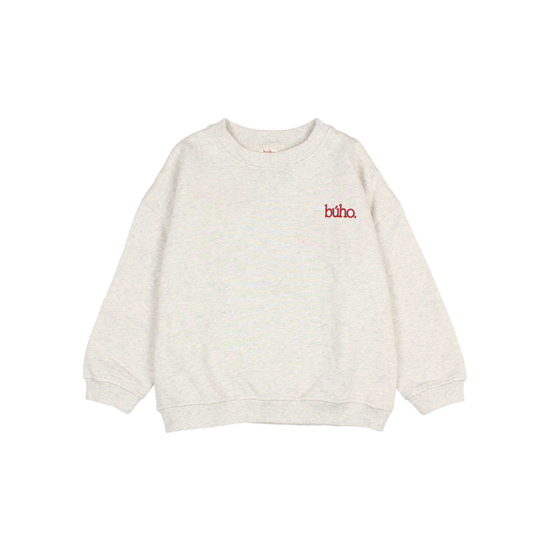 Buho Ecru Melange Fleece Sweatshirt
