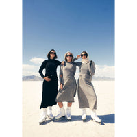 Elements Gray Denim Maxi Skirt
