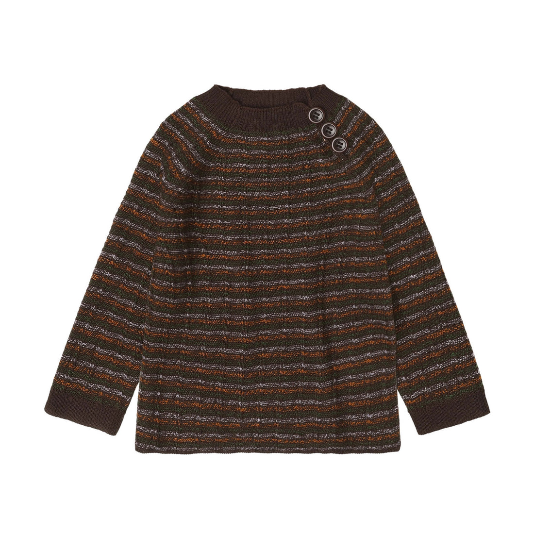 FUB Mocca Melange Baby Highneck Pullover