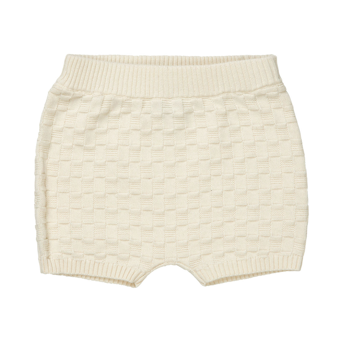 FUB Ecru Baby Checked Shorts