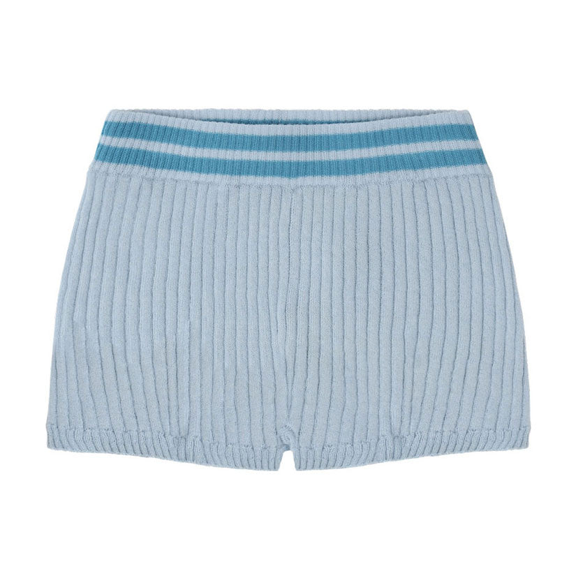 FUB Pale Blue Rib Baby Shorts