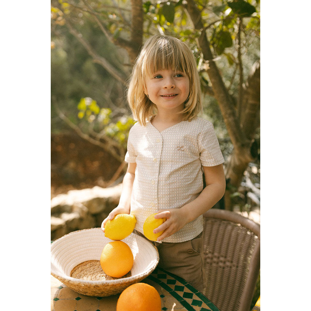 L by Ladida Diamond Striped Tunic