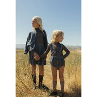 L by Ladida Grey Pleated Skirt