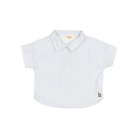 Buho Sky Blue Stripe Blue Baby Shirt