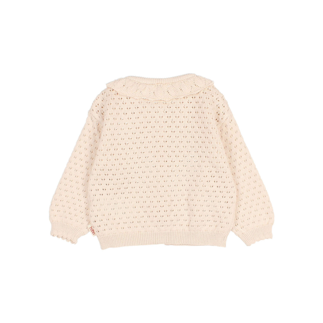 Buho Cream Pink Boho Baby Cardigan