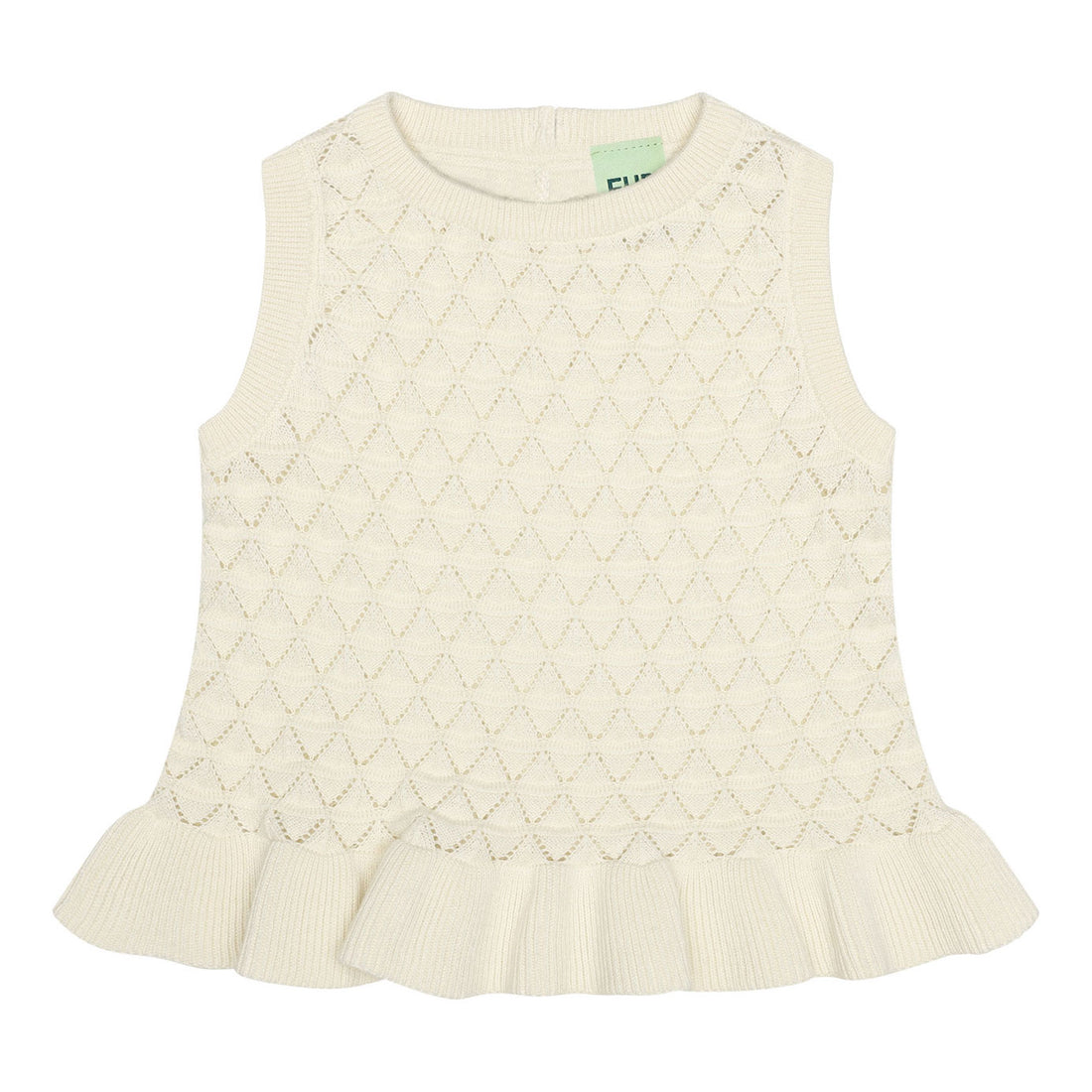 FUB Ecru Pointelle Baby Top