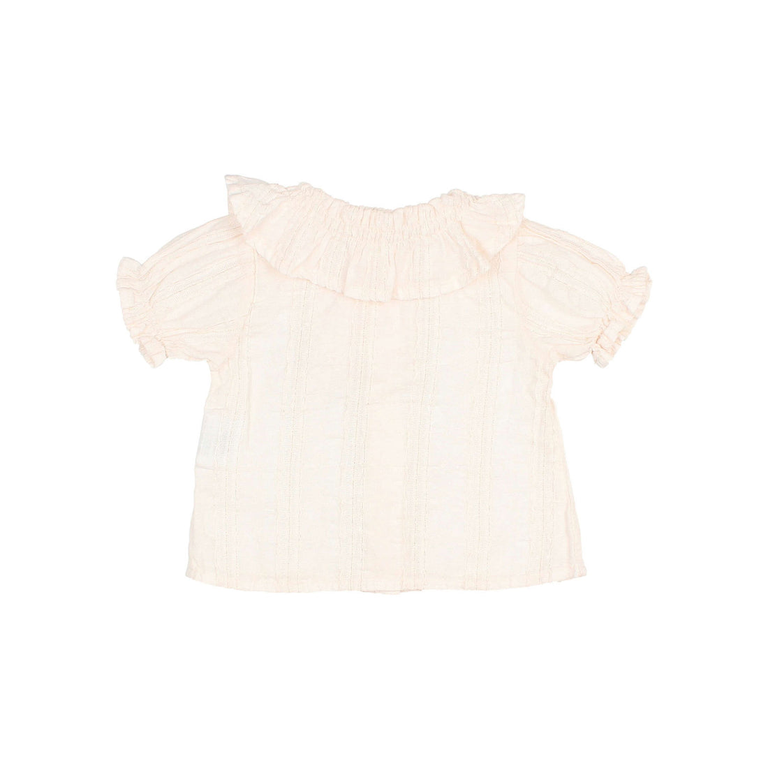 Buho Cream Pink Chic Lurex Baby Blouse