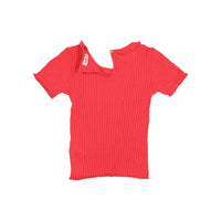 Buho Coral Rib Collar T-Shirt