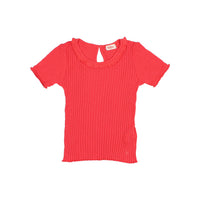 Buho Coral Rib Collar T-Shirt