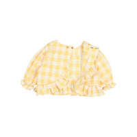 Buho Sun Gingham Blouse