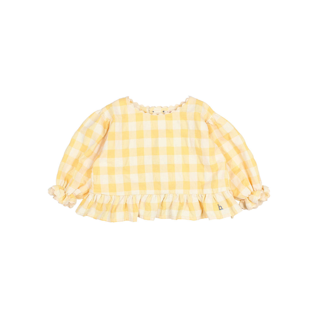 Buho Sun Gingham Blouse