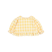 Buho Sun Gingham Blouse