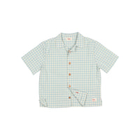 Buho Aqua Gingham Shirt