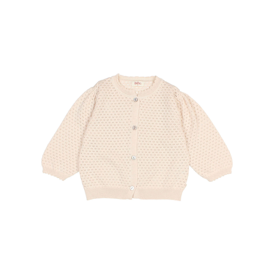 Buho Cream Pink Boho Cardigan