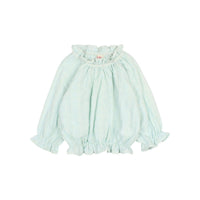 Buho Aqua Chic Lurex Blouse