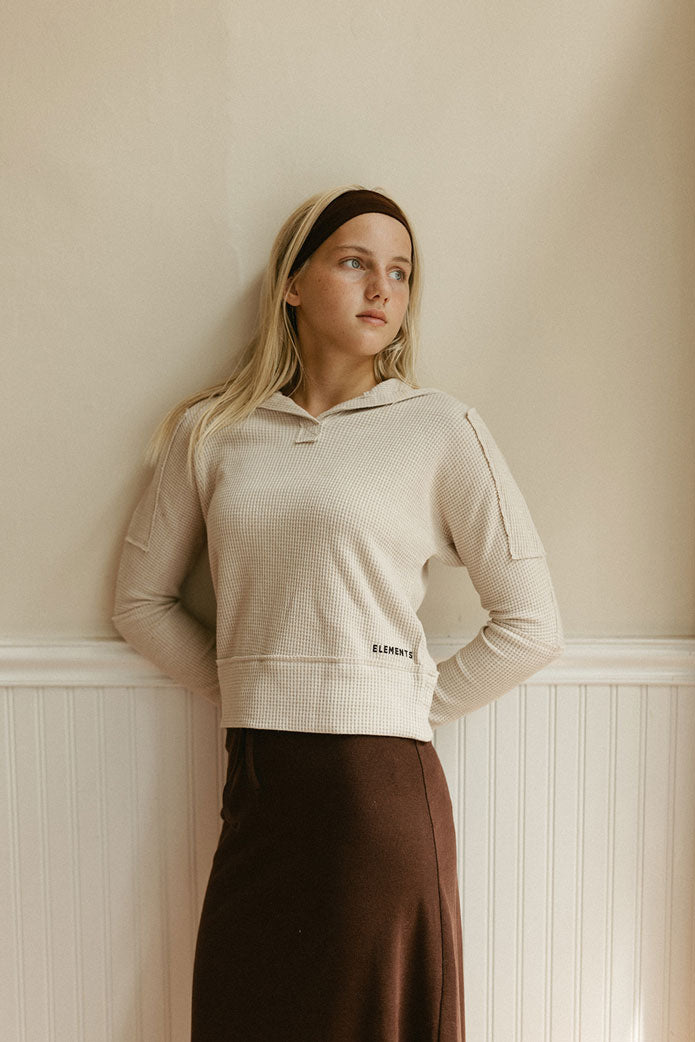 ELEMENTS Soft Cloud Waffle Top