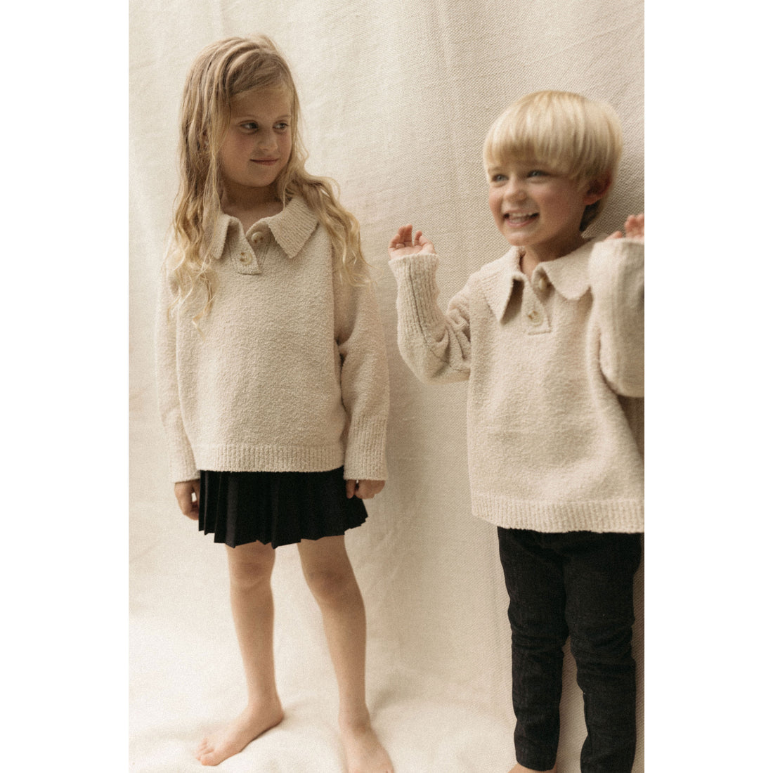 L by Ladida Oat Boucle Polo
