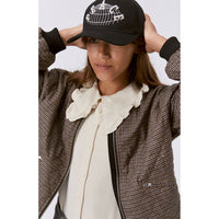 Molo Sand Blue Check Hanne Jacket