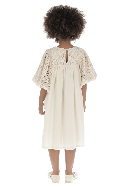 Belle Chiara Openwork Crochet Canesu Dress