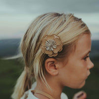 Donsje Gold Metalilic Buttercup Zaza Fields Hairclip