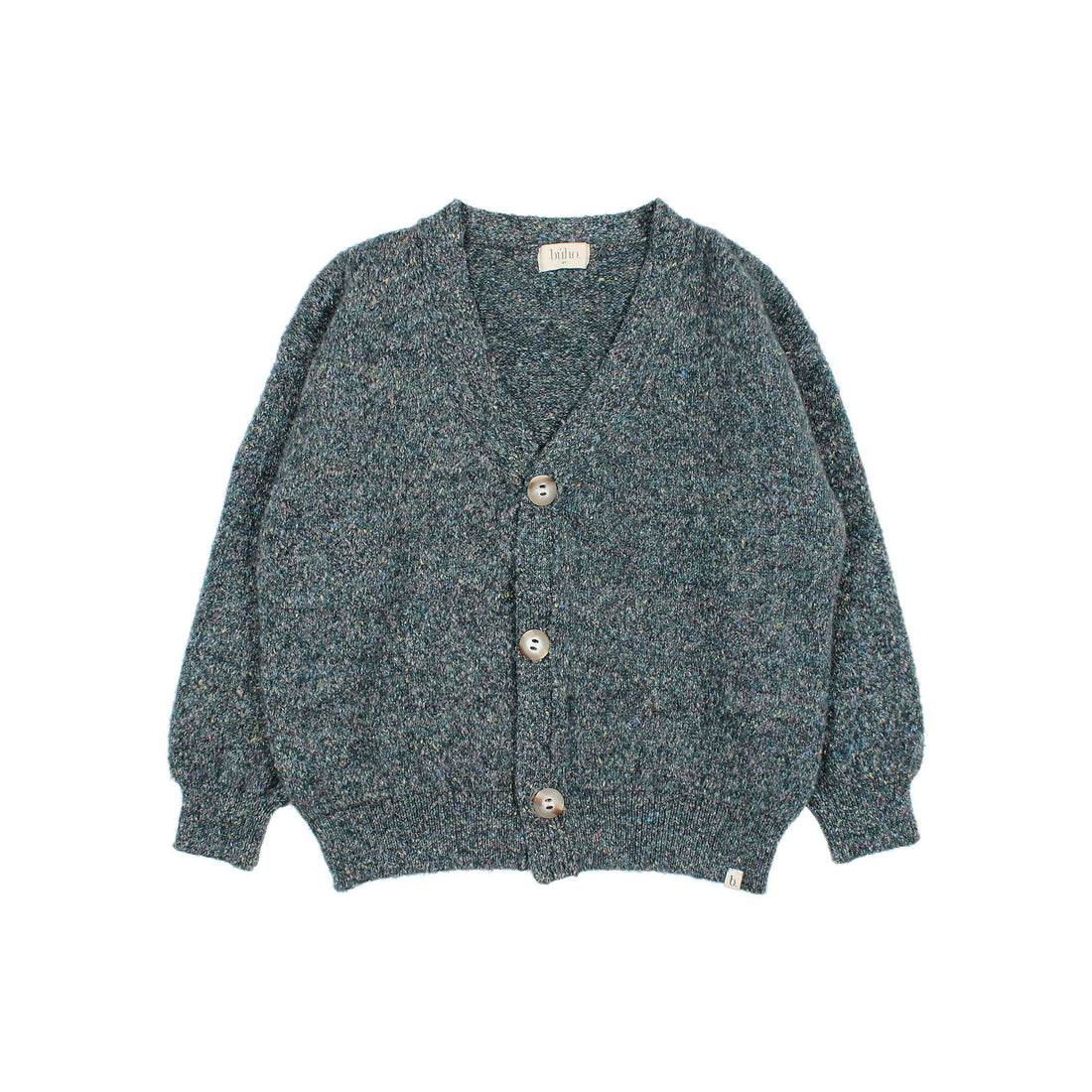 Buho Alpine Green Melange Cardigan