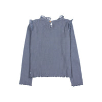 Buho Artic Blue Warm Rib T-Shirt