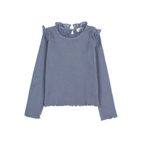 Buho Artic Blue Warm Rib T-Shirt
