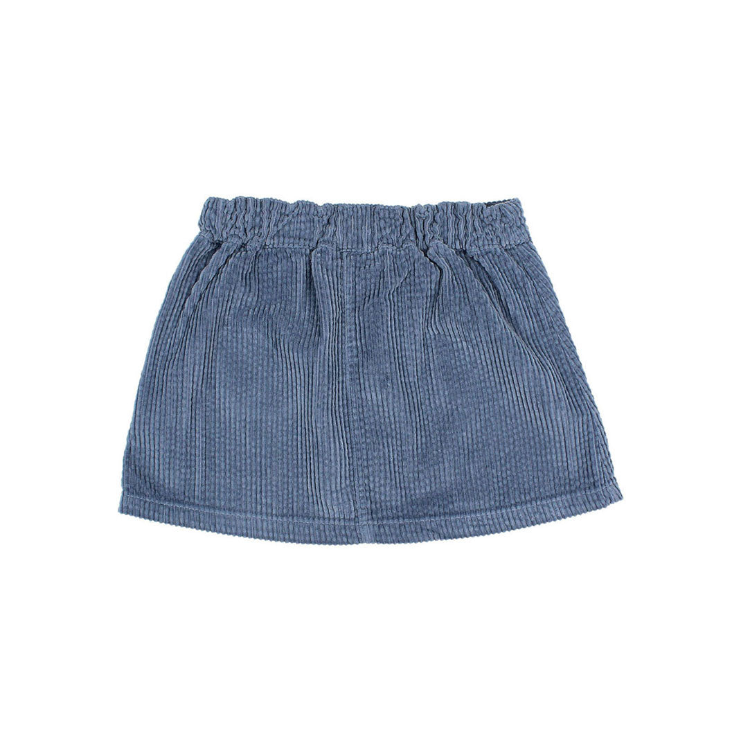 Buho Artic Blue Corduroy Skirt