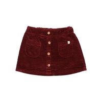 Buho Burgundy Corduroy Skirt