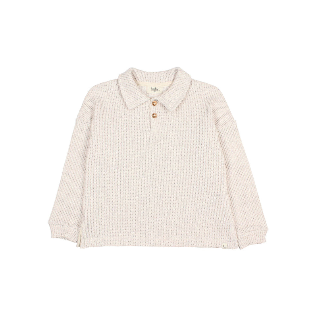 Buho Ivory Waffle Polo