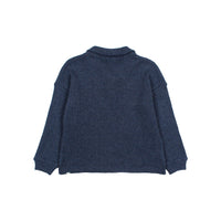 Buho Navy Waffle Polo