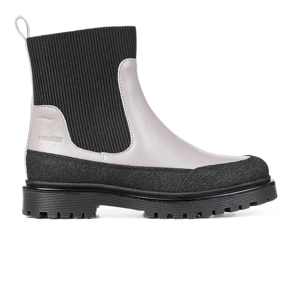 ANGULUS Lavender/Black/Dusty Chelsea Boots