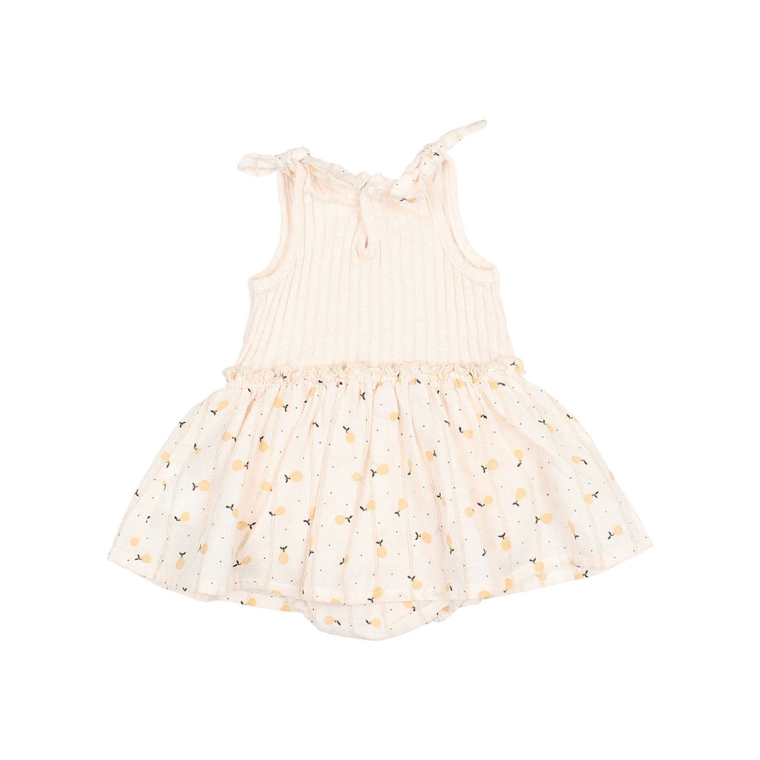 Buho Ivory Baby Sweet Pears Combi Dress