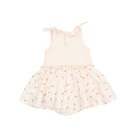 Buho Ivory Baby Sweet Pears Combi Dress