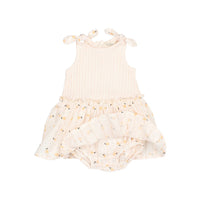 Buho Ivory Baby Sweet Pears Combi Dress