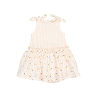 Buho Ivory Baby Sweet Pears Combi Dress