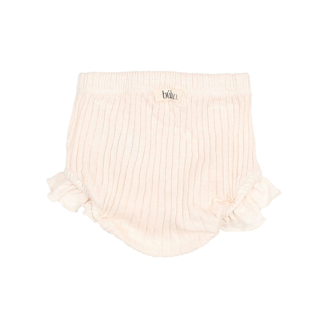 Buho Ivory Baby Rib Ruffle Bloomers