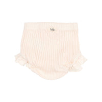 Buho Ivory Baby Rib Ruffle Bloomers