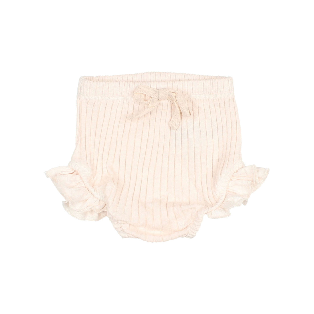 Buho Ivory Baby Rib Ruffle Bloomers