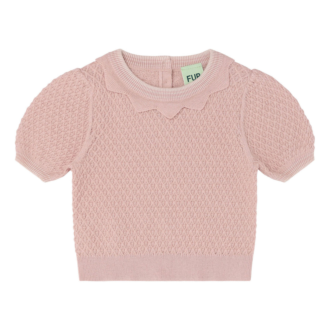 FUB Pale Rose Waffle Baby Tee