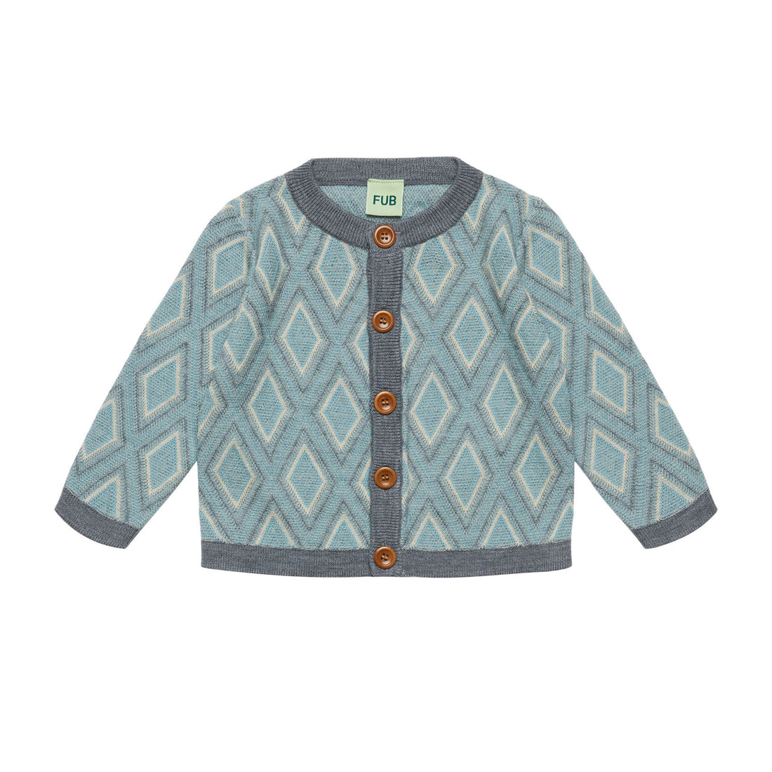 FUB Steel Baby Harlekin Cardigan