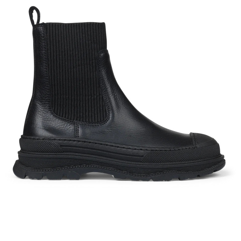 ANGULUS Black Chelsea Track Sole Boots