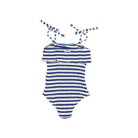 Buho Royal Blue Rib Stripes Bathing suit