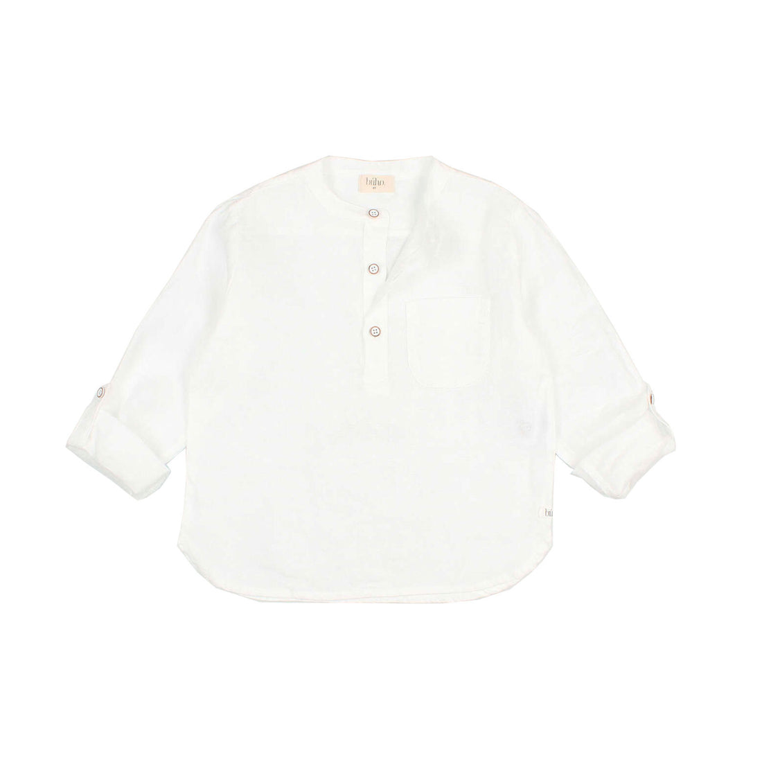 Buho White Linen Kurta Shirt