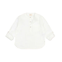Buho White Linen Kurta Shirt