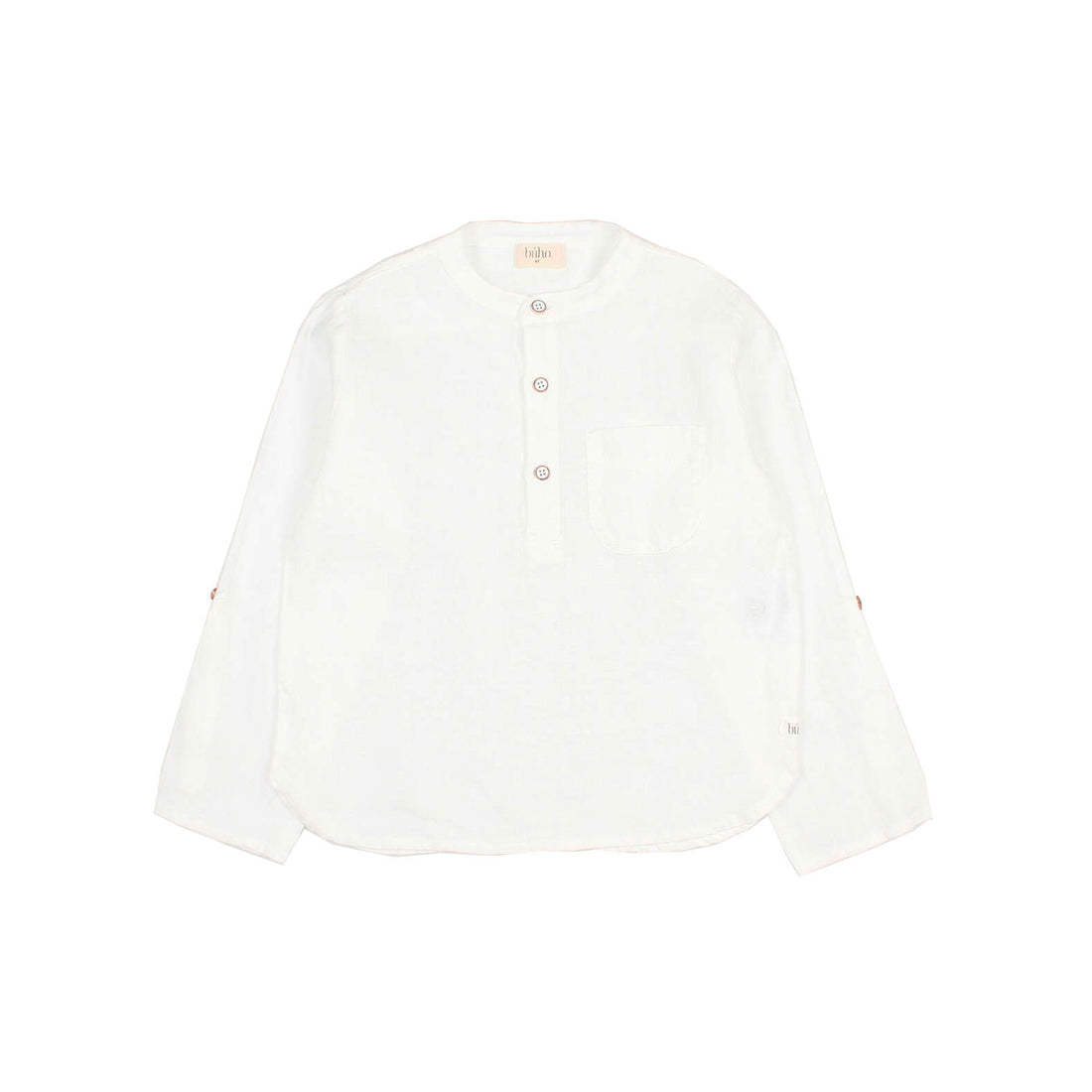 Buho White Linen Kurta Shirt