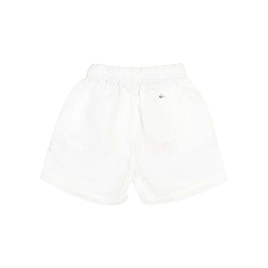 Buho White Linen Shorts