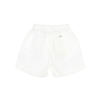 Buho White Linen Shorts