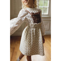 L by Ladida Cream Floral Trellis Shirt